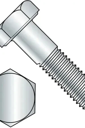 7/8-9X6 1/2 Hex Cap Screw Grade 2 Zinc, Pkg of 30 Premium