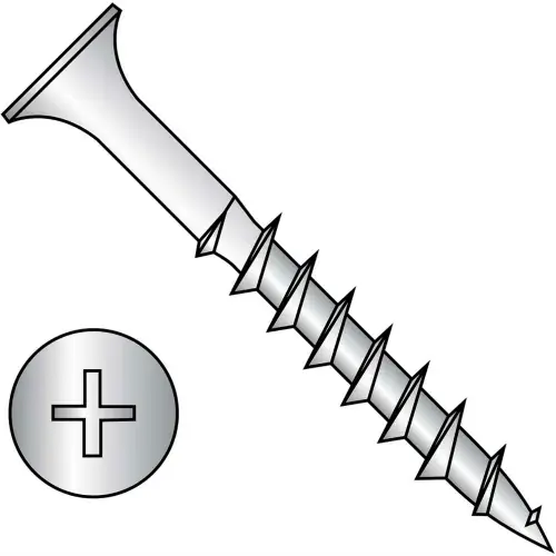Sale 8 x 1 3/4 Phillips Bugle Head Exterior Wood Deck Screw 18-8 Stainless Steel - Pkg of 1000