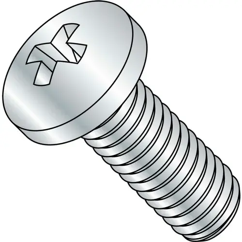 M4-0.7X50 Din 7985 A Metric Phillips Pan Machine Screw Zinc, Pkg of 1000 Place Order