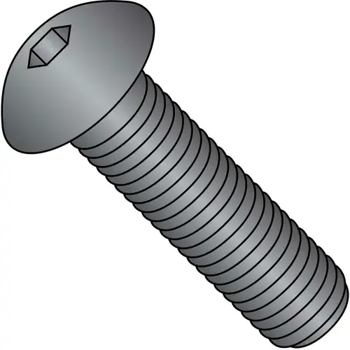 Markdown 10-32 x 1 Fine Thread Button Head Socket Cap Screw - Plain - Pkg of 100