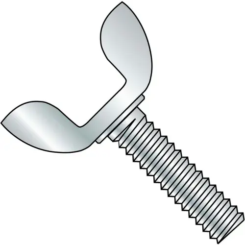New Arrival 10-32X1/4 Stamped Steel Wing Screw Type D Zinc, Pkg of 200