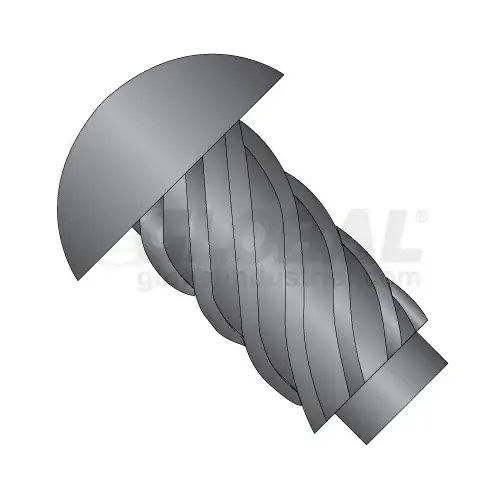 0 x 3/16 Round Head Type U Drive Screw Black Oxide - Pkg of 10000 Buy Online