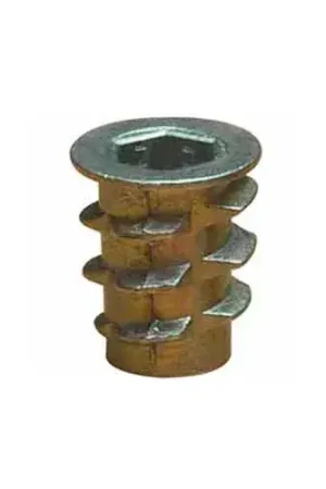 1/4-20 Insert For Soft Wood - Flanged - 901420-25 - Pkg Qty 50 Fan Favorite