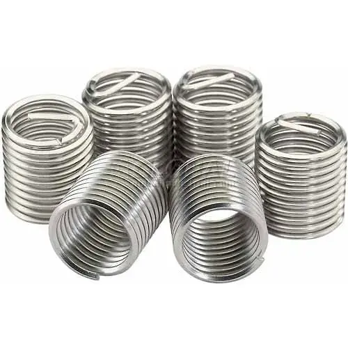 Free Returns Chrislynn M8X1.25X16.0 Free Running Helical Inserts Bulk Pack of 100 inserts