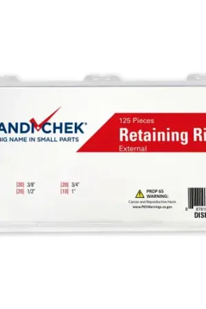 Special Offer Retaining Ring External Assortment 125 Pieces