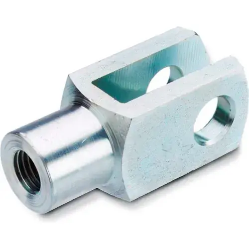 J.W. Winco GN 71752 Clevis Fork Joints, Inch Size, Steel, 1/4 x 28L, 1-7/16" O.A.L Buy Direct