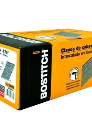 Bostitch 3" x .120" Screw Shank 28 Degree Wire Collated Full Round Head Stick Framing Nails,2000/Qty Grab Now