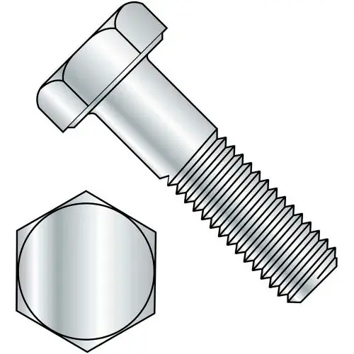 Hex Head Cap Screw - M10 x 1.5 x 25mm - Steel - Zinc Clear - Class 8.8 - ISO 4017 - Pkg of 100 Factory Price