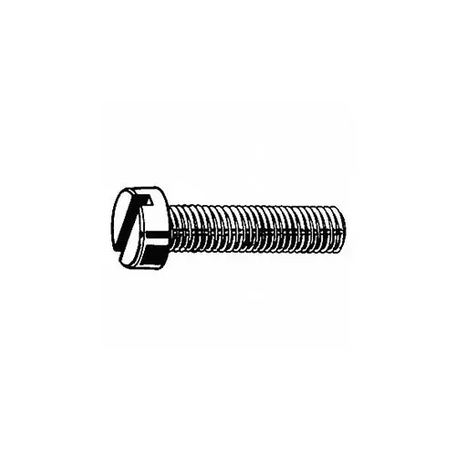 Hot Deal M3 x 0.5 x 10mm Cheese Head Machine Screw - Steel - Zinc - DIN 125B - Pkg of 100