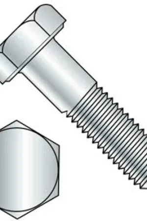Best Choice M8 x 1.25 x 16mm - Hex Head Cap Screw - 304 Stainless Steel - DIN 931/933 - Pkg of 100