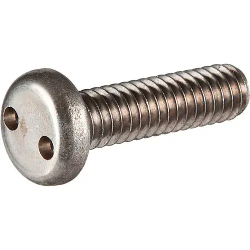 Get Yours 1/4-28 x 7/8" Tamper-Proof Security Spanner Machine Screw - Pan Head - 18-8 Stainless Steel - 100 Pk