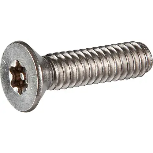 6-32 x 1/2" Tamper-Proof Security Machine Screw - Flat Torx Head - 18-8 Stainless Steel - 100 Pk Discount