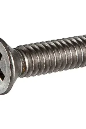 One Day Deal 8-32 x 1" Tamper-Proof Security Machine Screw - Flat Phillips Head - 18-8 Stainless Steel - 100 Pk