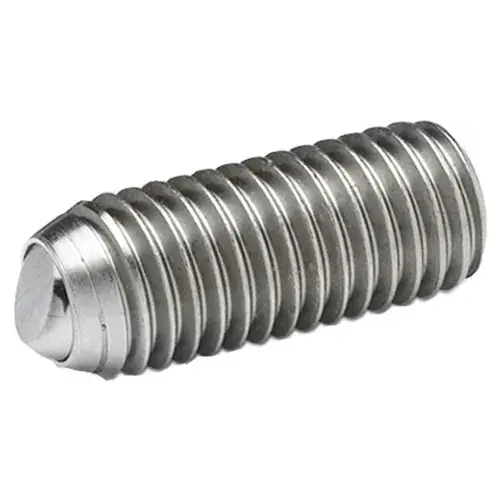 New Release J.W. Winco 605-10X32-0.625-BN Set Screw w/ Flat Ball - 10-32 Thread x 5/8" Thread Length