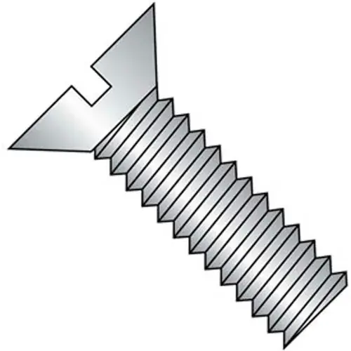 Best Price 8-32 x 1-3/4" Machine Screw - Flat Head - Slotted - Steel - Zinc CR+3 - FT, Pack of 100