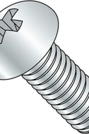 1/4-20 x 3/8" Machine Screw - Round Head - Phillips - Steel - Zinc CR+3 - FT, Pack of 100 Best Seller