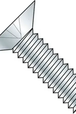 10-24 x 3/4" Machine Screw - Flat Head - Phillips - Steel - Zinc CR+3 - FT, Pack of 100 Mega Sale