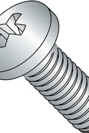 10-32 x 1/2" Machine Screw - Pan Head - Phillips - Steel - Zinc CR+3 - FT, Pack of 100 Instant Buy