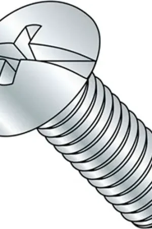 1/4-20 x 1-1/2" Machine Screw - Round Head - Phillips/Slotted - Steel - Zinc CR+3 - FT, Pack of 100 Express Delivery