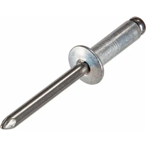 Pop Blind Rivet - 3/32 x 3-4 - Button Head - Up to 1/4" Grip - Steel/Steel - Pkg of 500 Final Sale