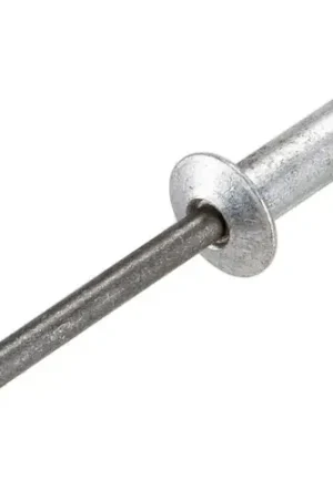 Discount Pop Blind Rivet - 3/16 x 6-6 - Button Head - Closed End - Up to 3/8" Grip - Aluminum/Steel - 500 Pk