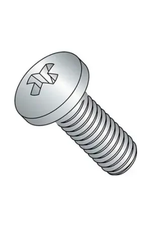 6-32 x 1/2" Machine Screw - Phillips Pan Head - Steel - Zinc Plated - Pkg of 100 Buy Today