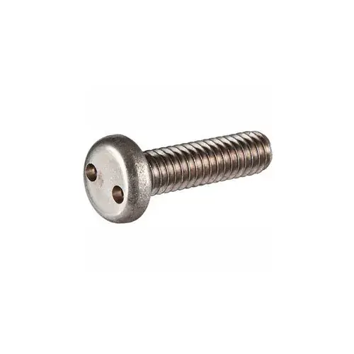 4-40 x 3/8" Security Machine Screw - Pan Spanner Head - 18-8 Stainless Steel - FT - UNC - 100 Pk Crafted