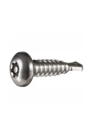 Place Order 8-18 x 1-1/4" Security Self-Drilling Screw - Pan Torx Head - 2 Drill Pt - 410 SS - USA - 100 Pk