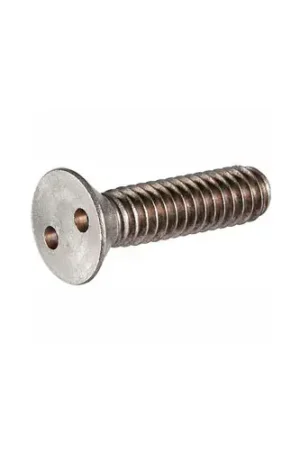 10-24 x 2" Security Machine Screw - Flat Spanner Head - 18-8 Stainless Steel - FT - UNC - 100 Pk Buy Today