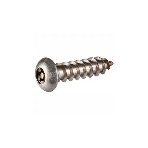 12AB x 1-1/2" Security Sheet Metal Screw - Button Torx Head - 302HQ Stainless Steel - USA - 100 Pk Best Price