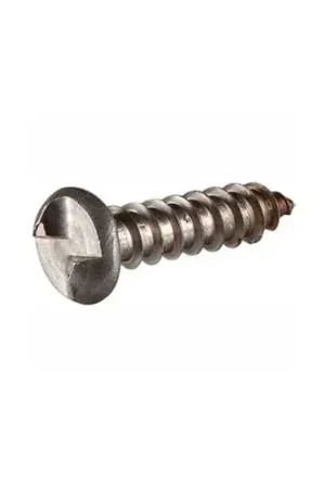 Express Delivery 8 x 1-1/2" Security Sheet Metal Screw - Round One-Way Head - 18-8 Stainless Steel - USA - 100 Pk