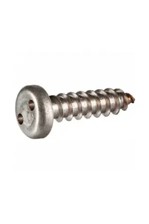 Reduced Price 14AB x 3/4" Security Sheet Metal Screw - Pan Spanner Head - 18-8 Stainless Steel - USA - 100 Pk