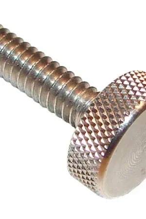 Factory Price Precision Thumb Screw - 10-32 - 3/4" Thread - 1/2" Head Dia. - 3/16" Head H - SS - Pkg of 5