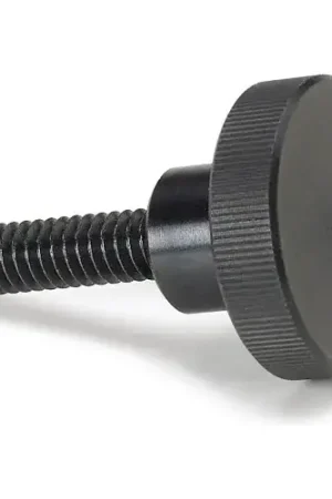 Affordable Knurled Thumb Screw w/ Shoulder - M6 x 1.0 - 10mm Thread - 24mm Head Dia. - 16mm Head H - Pkg of 5
