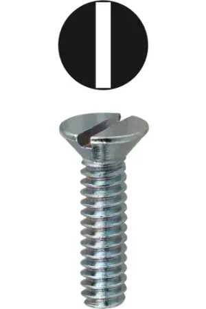 L.H.Dottie® Slotted Flat Head Machine Screw, 3/8"-16 x 1-1/2", 100 Pack Best Price