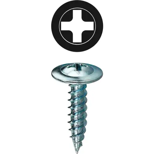 Fast Shipping L.H.Dottie® K-Lath Metal Piercing Screw, Phillips/Wafer, 8 x 1-5/8", Tuff 250 Pack