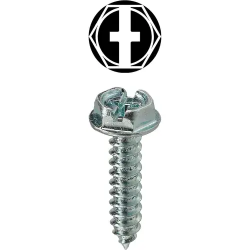 L.H.Dottie® Sheet Metal Screw, Phillips/Slotted, Hex Washer Head, 12 x 1-1/4", 100 Pack Place Order