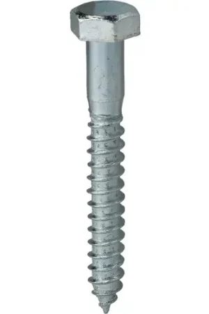 Get Yours L.H.Dottie® Hex Head Lag Screw, Carbon Steel, 3/8" x 1-1/4", 100 Pack