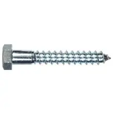 5/8" X 10" Hex Head Lag Screws Steel Zinc Plated (5 / Pkg.) Top Rated