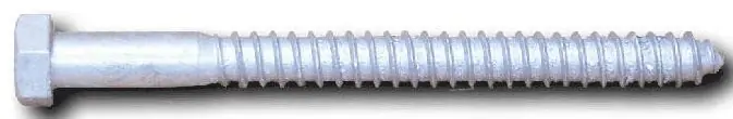 Special Discount 3/8" X 10" Hex Head Lag Screws Steel Hot Dipped Galvanized (10 / Pkg.)