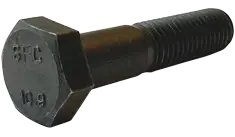 M16-2 X 100mm Hex Head Cap Screws Class 10.9 Steel Plain Partially Threaded (50 / Pkg.) Professional Grade