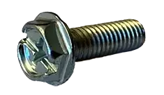 Trusted Brand 10-24 X 3/8" Machine Screws Indented Hex Head Combination Drive Steel Zinc Plated (7000/Pkg.)