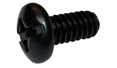 Order Now 8-32 X 3/8" Machine Screws Pan Head Combination Drive Steel Black Oxide (10000/Pkg.)