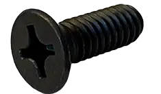 Bargain 10-24 X 5/8" Machine Screws Flat Head Phillips Drive Steel Black Oxide (8000/Pkg.)