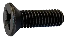 Super Sale 2-56 X 3/16" Machine Screws Flat Head Phillips Drive Steel Black Zinc (10000/Pkg.)
