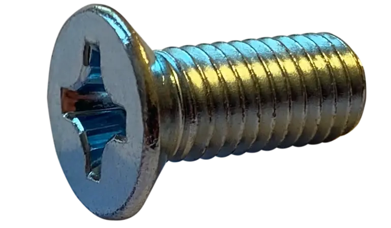 Factory Price M5-0.8 X 60mm Machine Screws Flat Head Phillips Drive Steel Zinc Plated (1000/Pkg.)