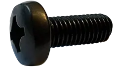 M3.5-0.6 X 25mm Machine Screws Pan Head Phillips Drive Steel Zinc Plated (1000/Pkg.) High Quality