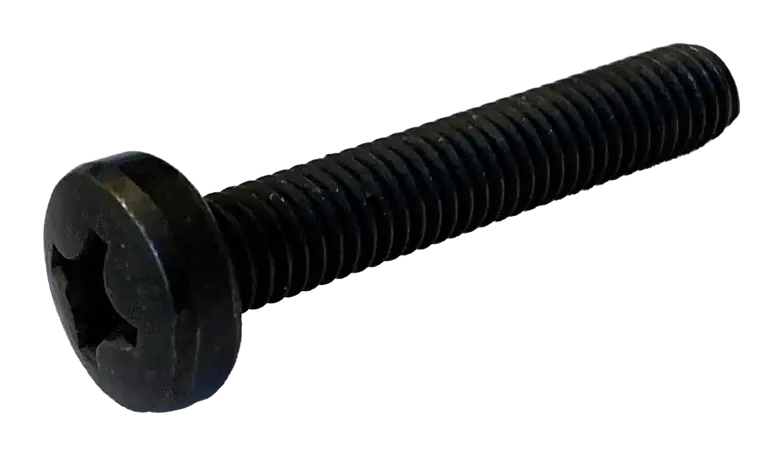 10-32 X 2-3/4" Machine Screws Pan Head Phillips Drive Steel Black Oxide (1000/Pkg.) Top Pick