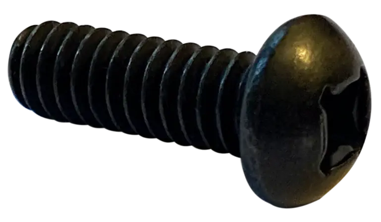 Factory Price 8-32 X 1/2" Machine Screws Round Head Phillips Drive Steel Black Zinc (10000/Pkg.)