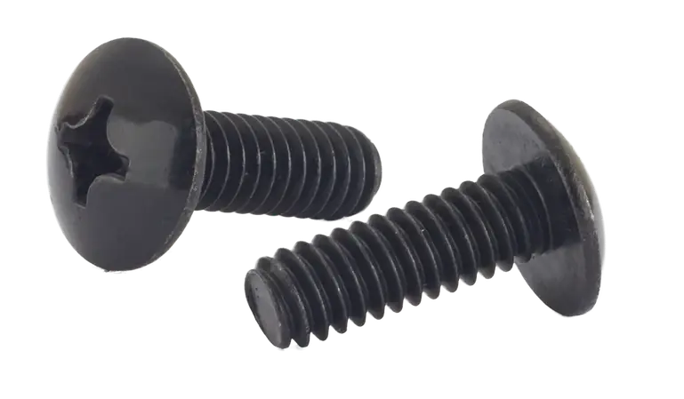 8-32 X 5/16" Machine Screws Truss Head Phillips Drive 18/8 Stainless Steel Black Oxide (5000/Pkg.) Special Discount